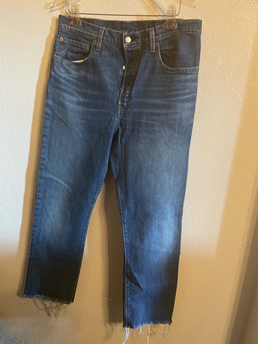 Men's Classic Straight Levi’s 501 Blue Denim Jeans